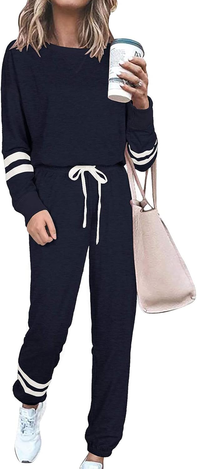 PRETTYGARDEN Long Sleeve Jogger Set
