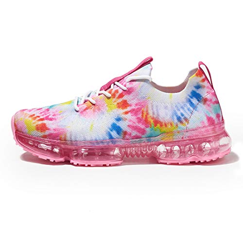 LUCKY STEP Women Air Cushion Fashion Sneakers Breathable Casual Comfortable Lightweight Walking Shoes