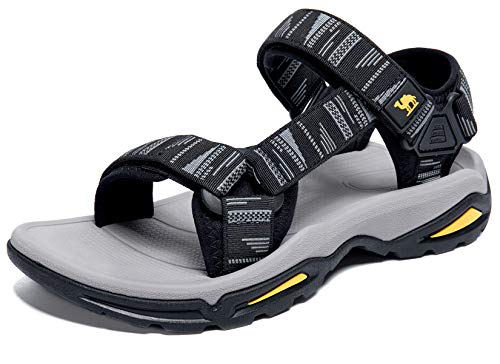 CAMEL CROWN Mens Waterproof Hiking Sandals with Arch Support Open Toe Summer Outdoor Beach Water Comfortable Sport Sandals