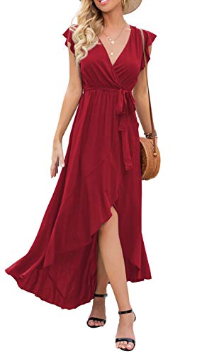 GRECERELLE Boho Faux Wrap Maxi