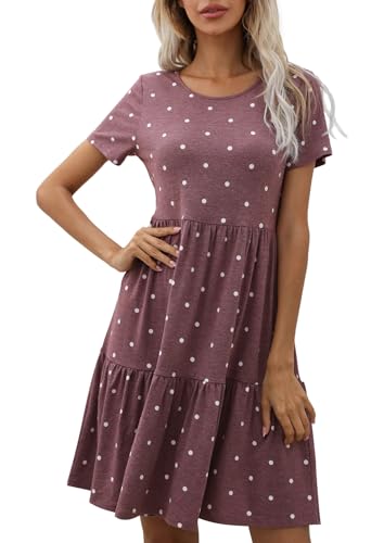 levaca Womens Summer Casual Dress