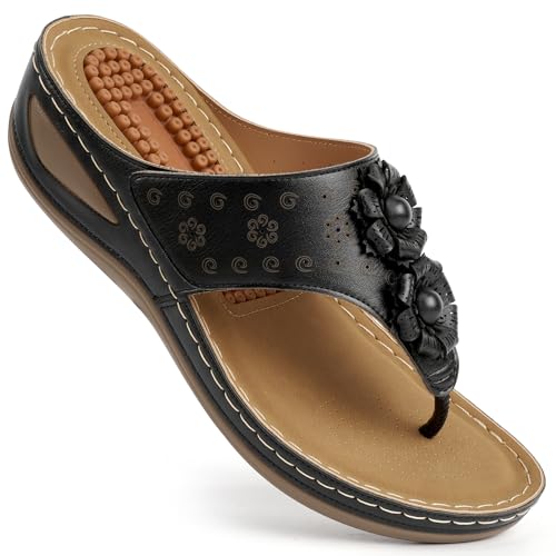 Ecetana Womens Sandals Platform Wedge