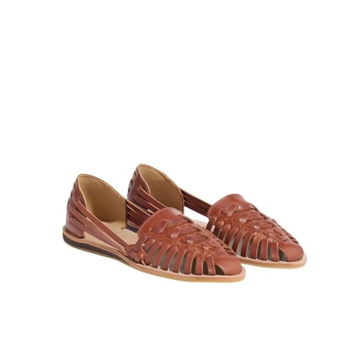 Nisolo Women's Huarache Sandals, Slip-On Comfort, Designed for Casual Everyday Wear, Handwoven & Waterproof Leather, No-Slip Sole