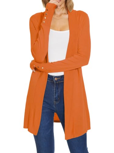 Spicy Sandia Women's Cardigan Sweaters Long Dressy Casual Lightweight Open Front Knit Cardigans for Spring Early Fall