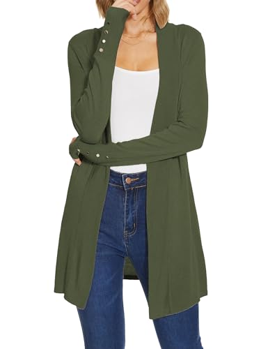 Spicy Sandia Mid-Length Open Cardigan
