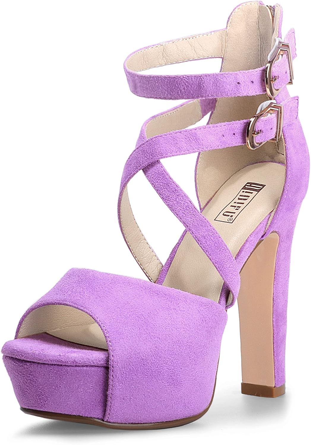 IDIFU Women's IN5 Charcy Crisscross Strappy Platform
