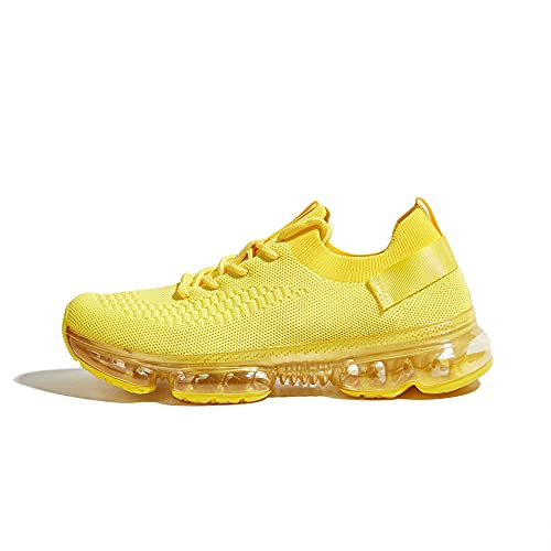 LUCKY STEP Women Air Cushion Fashion Sneakers Breathable Casual Comfortable Lightweight Walking Shoes