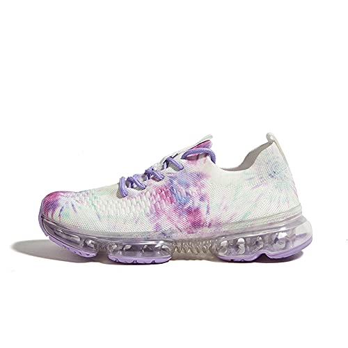 LUCKY STEP Women Air Cushion Fashion Sneakers Breathable Casual Comfortable Lightweight Walking Shoes