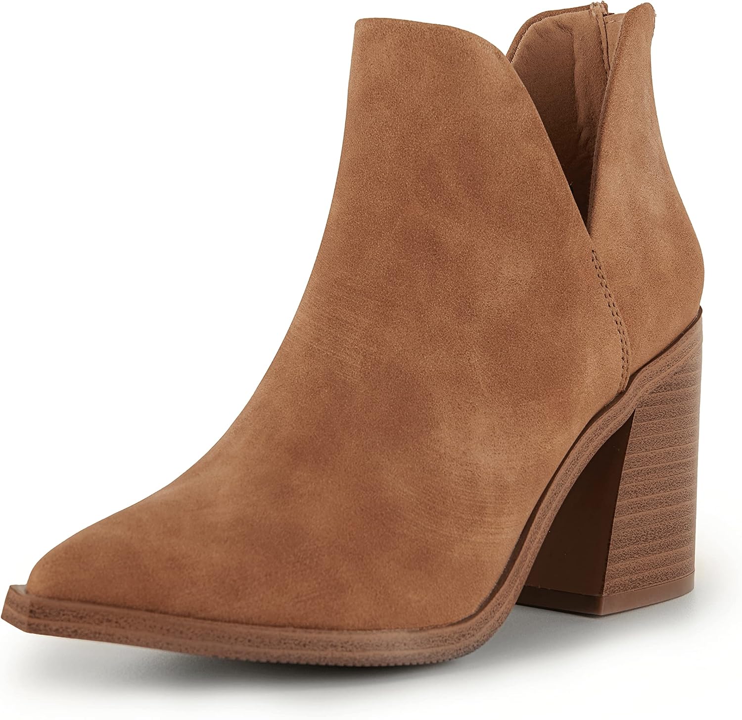 Kathemoi Slip on Ankle Boots (V Cutout)