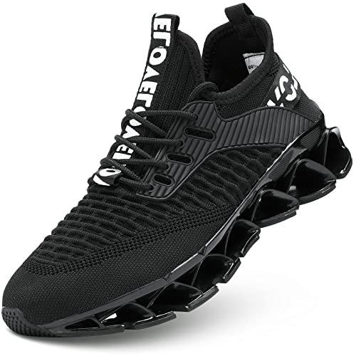 Men's Running Shoes Blade Tennis Walking Fashion Sneakers Breathable Non Slip Gym Sports Work Trainers