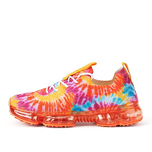 LUCKY STEP Women Air Cushion Fashion Sneakers Breathable Casual Comfortable Lightweight Walking Shoes