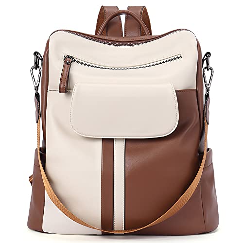 CLUCI Leather Backpack Purse