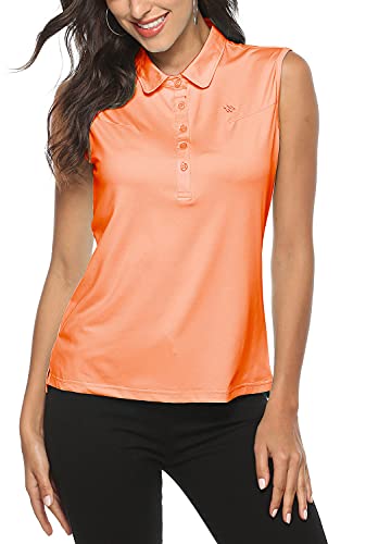 AIRIKE Golf Polo Shirts for Women (92% Polyester)