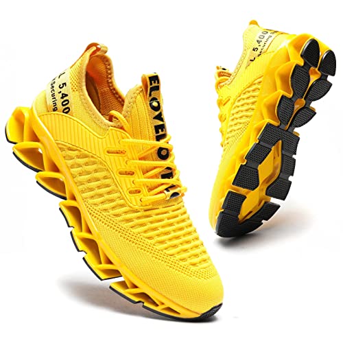 Men's Running Shoes Blade Tennis Walking Fashion Sneakers Breathable Non Slip Gym Sports Work Trainers