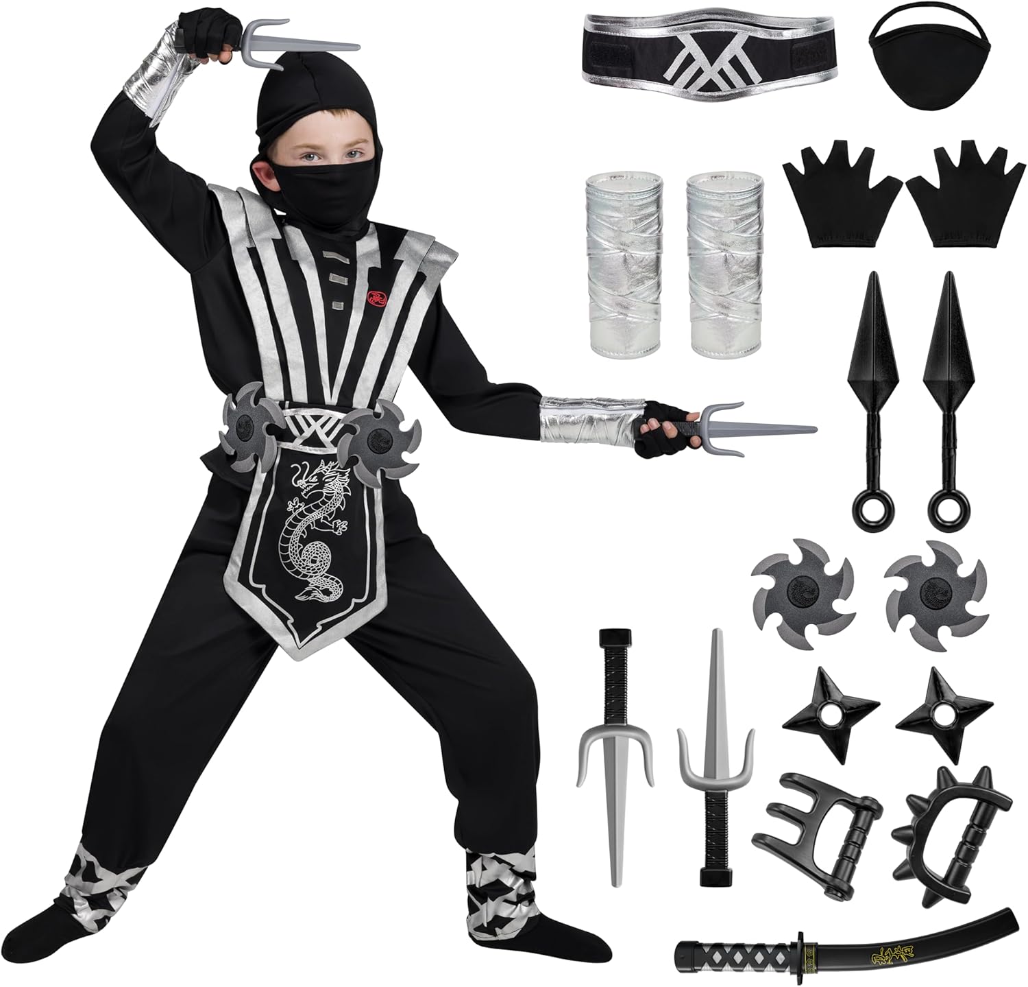 Spooktacular Creations Ninja Costume Set