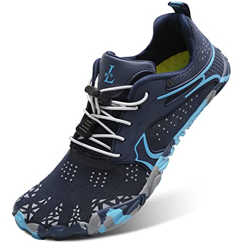 L-RUN Athletic Hiking Water Shoes Mens Womens Barefoot Aqua Swim Walking Shoes