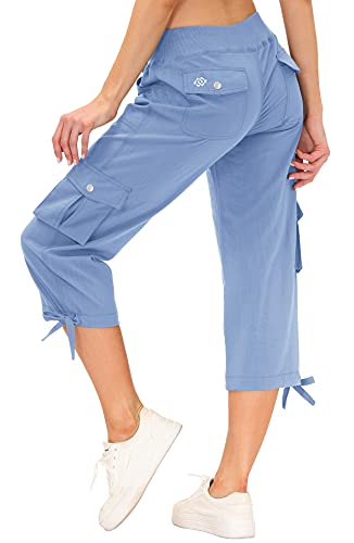 MoFiz Women's Cargo Capris