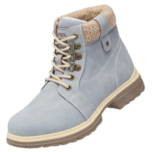 ANJOUFEMME Casual Winter Hiking Boots