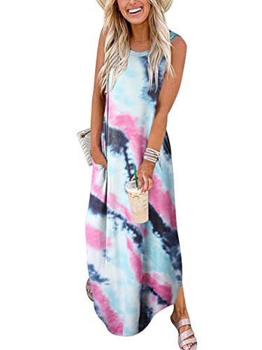 ANRABESS Sleeveless Split Maxi Dress