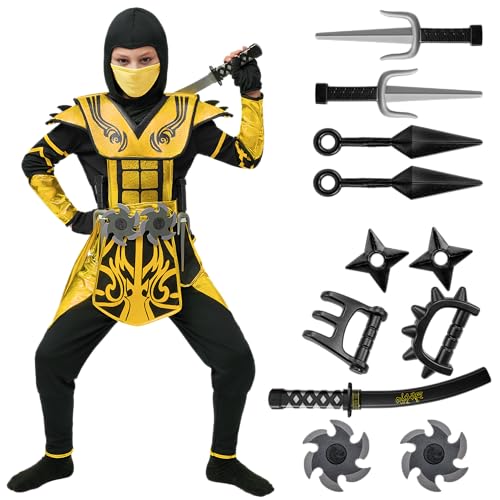 Spooktacular Creations Red Ninja Costume for Boys