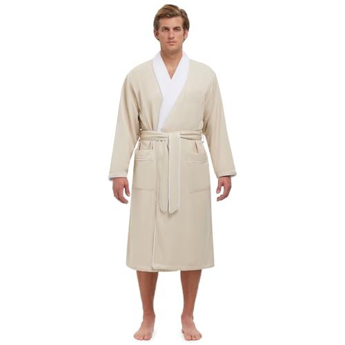 Monarch/Cypress Plush Lined Microfiber Bath Robe