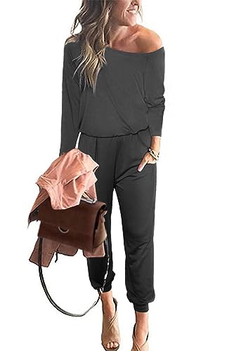 PRETTYGARDEN Off-Shoulder Jumpsuit