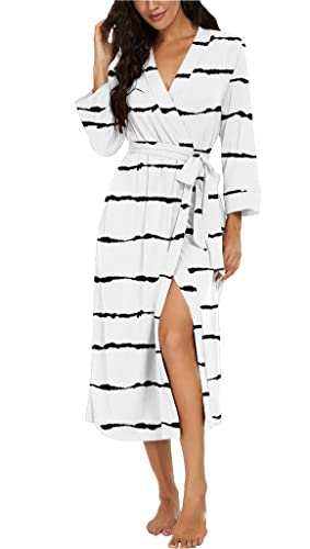 VINTATRE Women Kimono Robes Long Knit Bathrobe