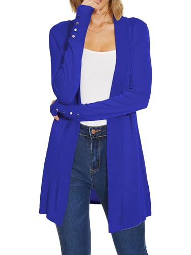 Spicy Sandia Women's Cardigan Sweaters Long Dressy Casual Lightweight Open Front Knit Cardigans for Spring Early Fall