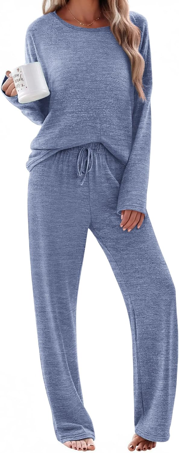 Ekouaer Pajama Set (Long Sleeve)