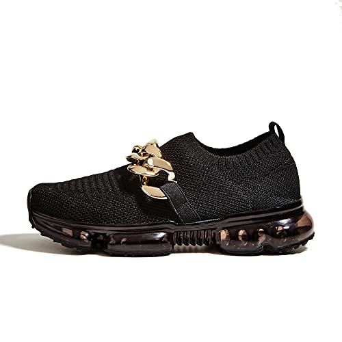 LUCKY STEP Women Air Cushion Fashion Sneakers Breathable Casual Comfortable Lightweight Walking Shoes