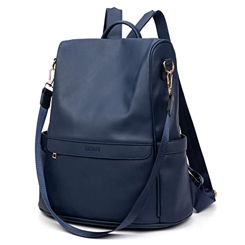CHERUTY Women Backpack Purse PU Leather Anti-theft Casual Shoulder Bag Fashion Ladies Satchel Bags
