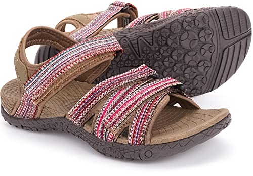WHITIN Womens Hiking Sandals with Arch Support