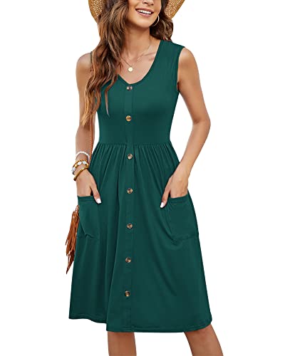 MOLERANI Sleeveless Swing Midi Dress