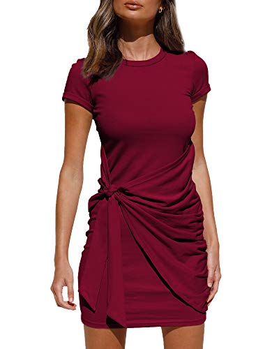 LILLUSORY Ruched Wrap Mini
