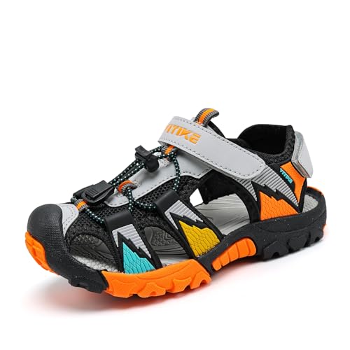 JMFCHI Closed Toe Sports Sandals