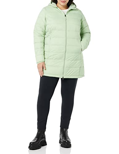 Amazon Essentials womens Lightweight Water-Resistant Packable Hooded Puffer Coat (Available in Plus Size)
