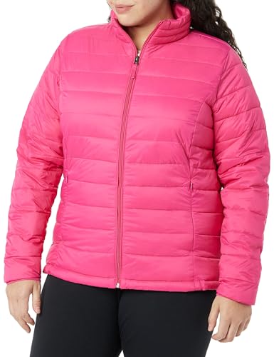 Amazon Essentials womens Lightweight Long-Sleeve Water-Resistant Packable Puffer Jacket (Available in Plus Size)