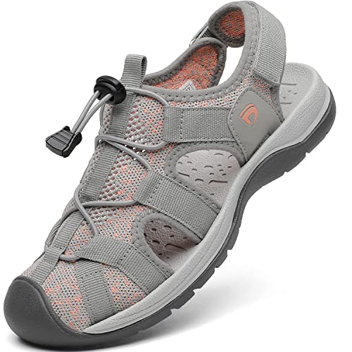 Dannto Women's Sport Sandals (Mesh, Close Toe)