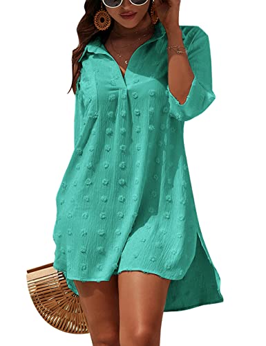 Blooming Jelly Shirt-Style Cover Up