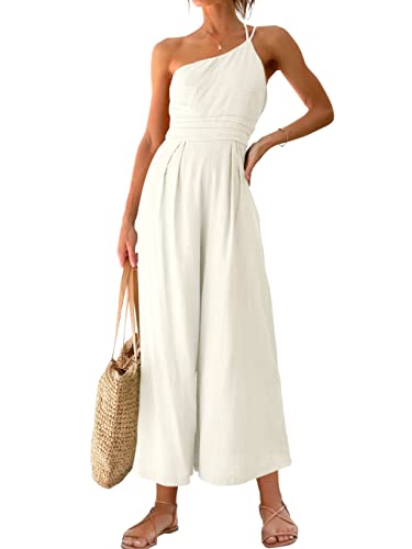 ANRABESS One-Shoulder Jumpsuit