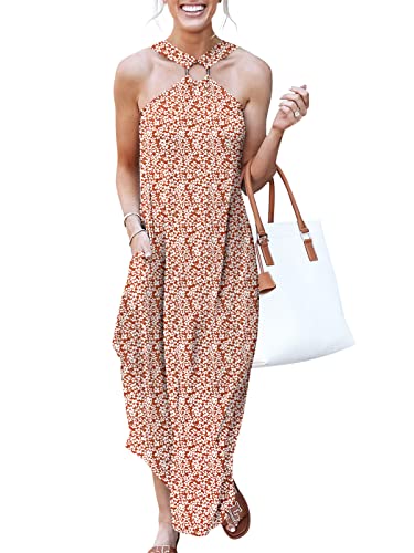 ANRABESS Halter Maxi