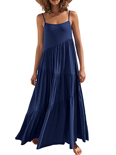 ANRABESS Flowing Linen-Style Maxi