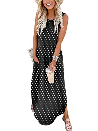 ANRABESS Sleeveless Split Maxi Dress