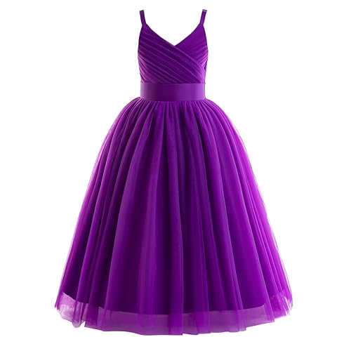 Glamulice Purple Tulle Ball Gown