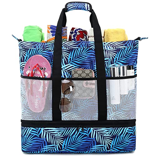 OctSky Beach Bag Women Large Waterproof Beach Tote