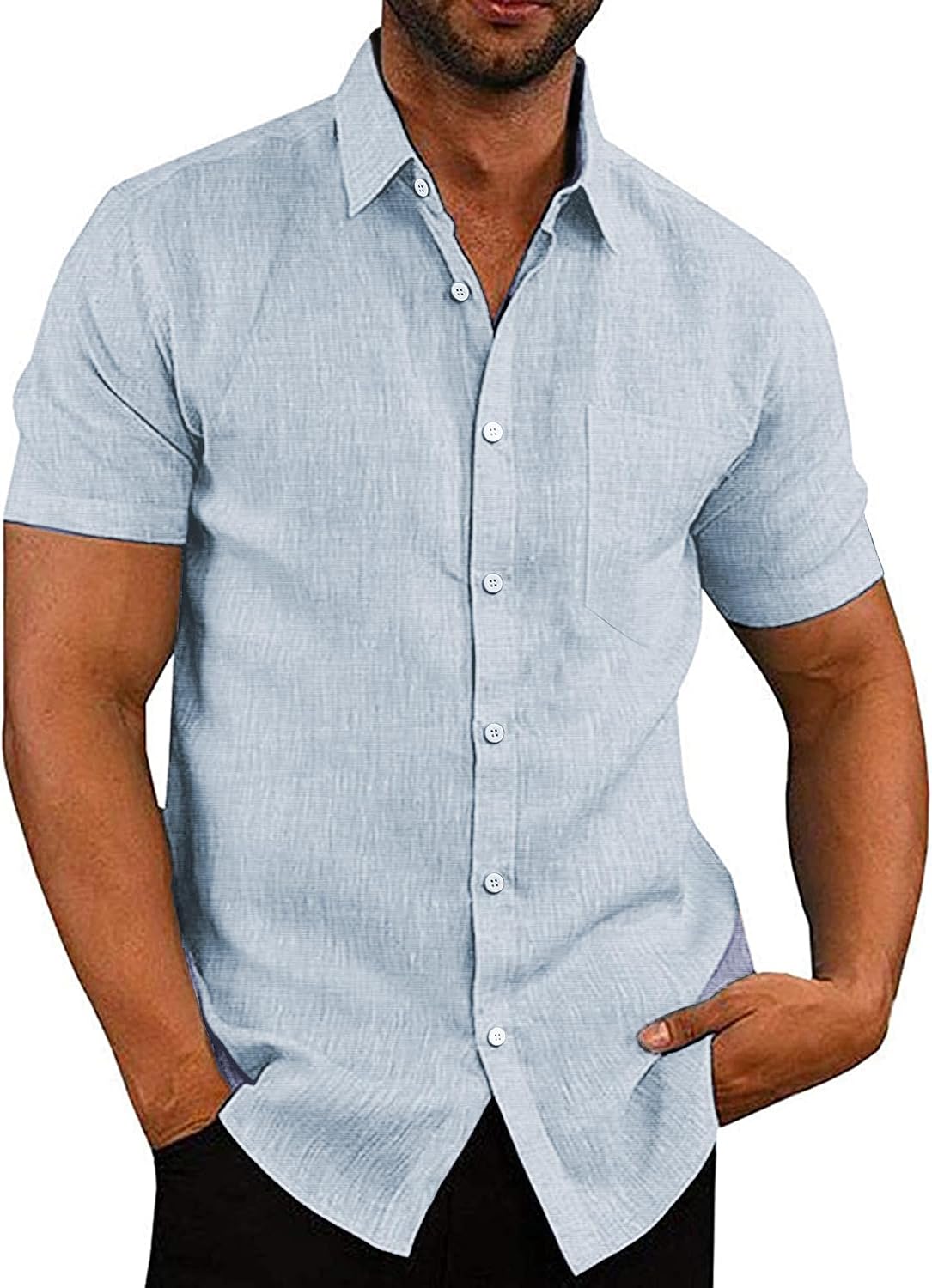 COOFANDY Men's Casual Button Down Shirt