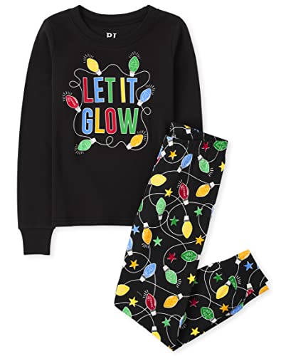 Glow Graphic Cotton Pajama Set