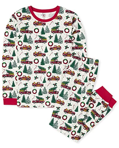 The Childrens Place Family Matching, Christmas and Holiday Pajama Sets, Cotton