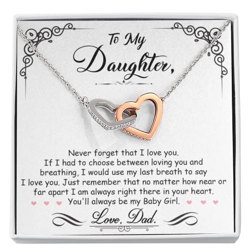 To My Beautiful Daughter Necklace