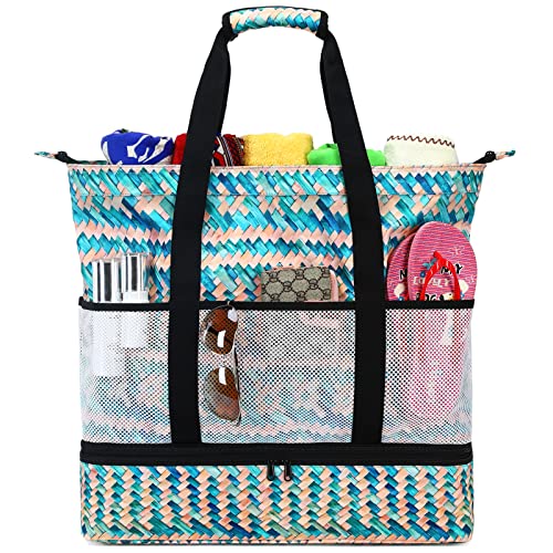 OctSky Beach Bag Women Large Waterproof Beach Tote
